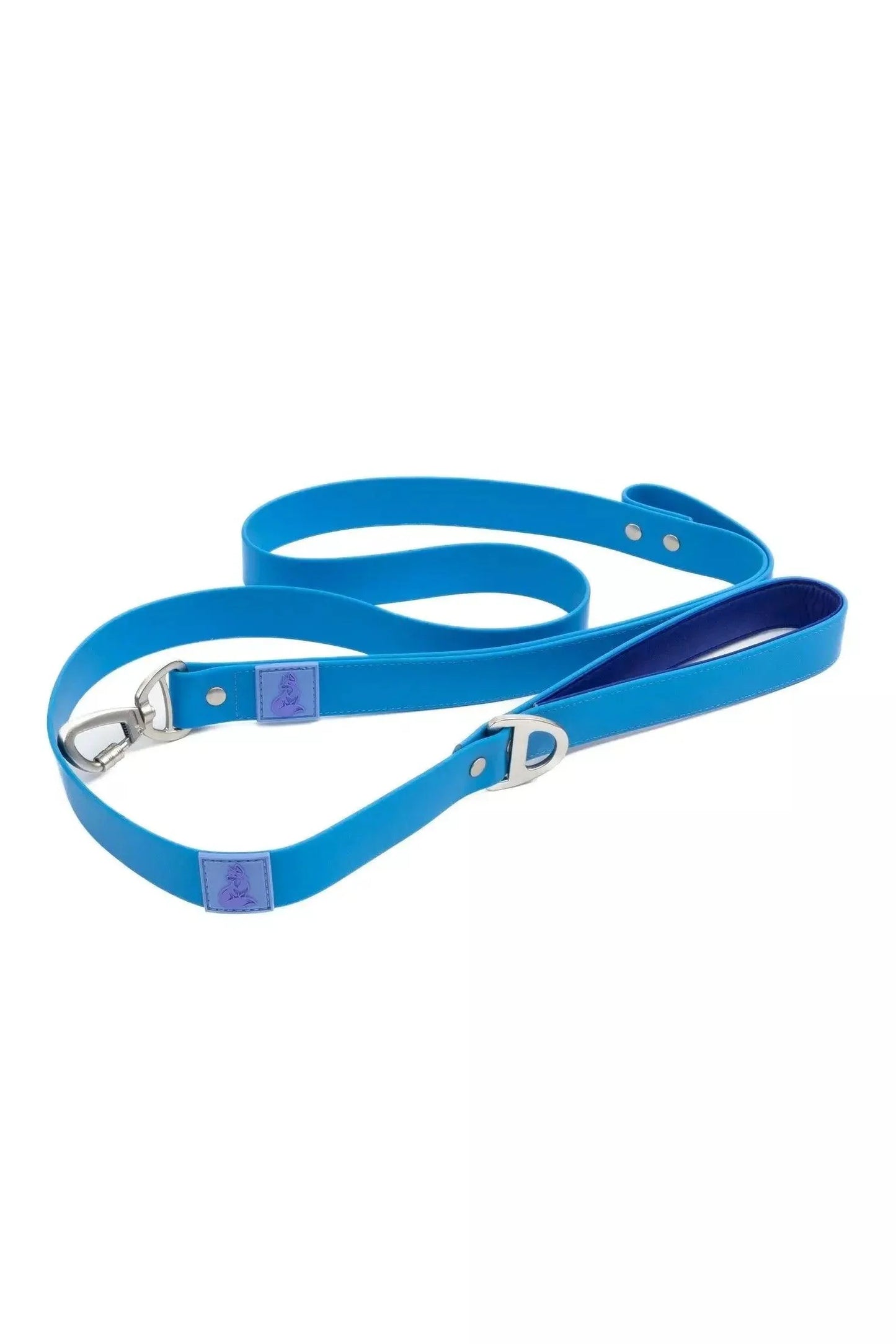Dockside Adventures Waterproof Dog Leash Candy Blue Ultramarine Leash Aria the Fox
