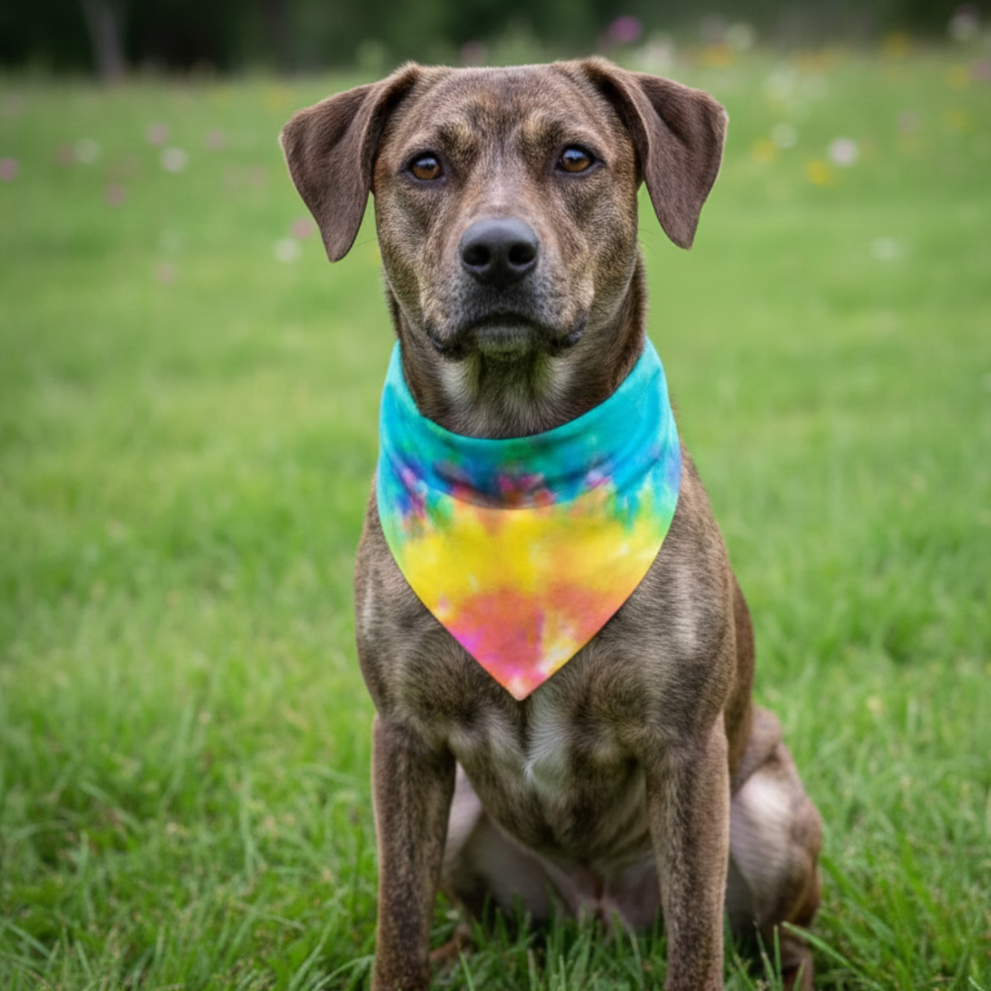 Custom Tie Dye Dog Bandana Dog Bandana Happy Tails Outfitters