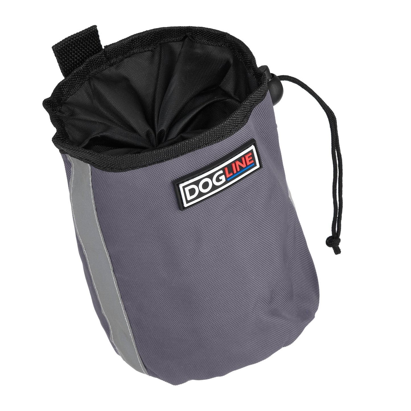 Beta Treat Pouch with Built-In Waste Bag Dispenser Gray Training Gear Dogline