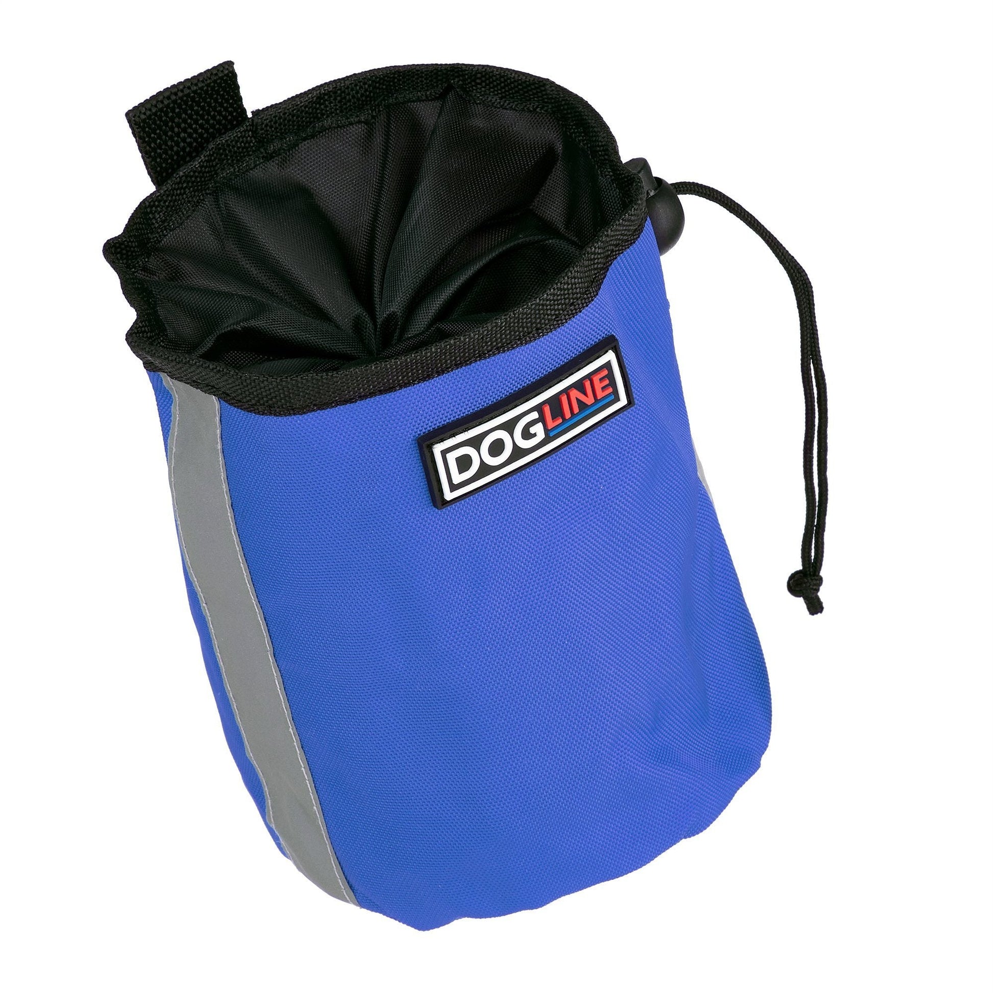 Beta Treat Pouch with Built-In Waste Bag Dispenser Blue Training Gear Dogline