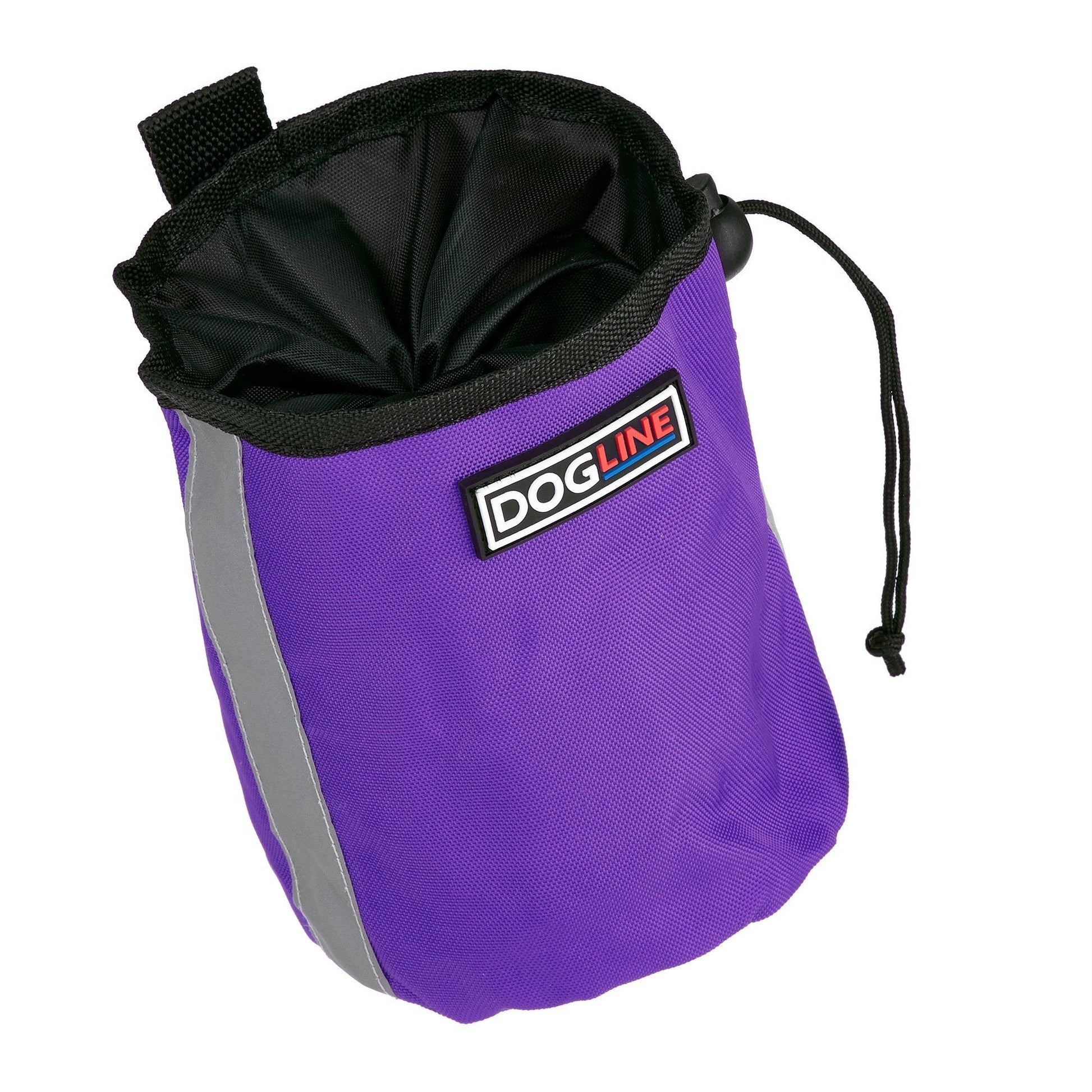 Beta Treat Pouch with Built-In Waste Bag Dispenser Purple Training Gear Dogline