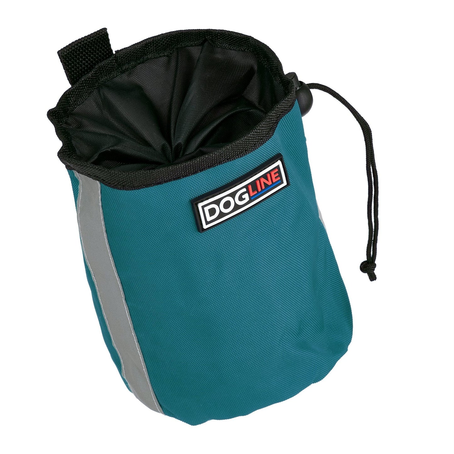 Beta Treat Pouch with Built-In Waste Bag Dispenser Teal Training Gear Dogline