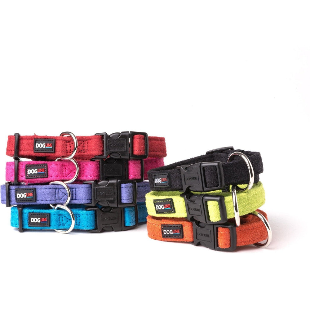 Comfort Microfiber Flat Dog Collar Dog Collar Dogline