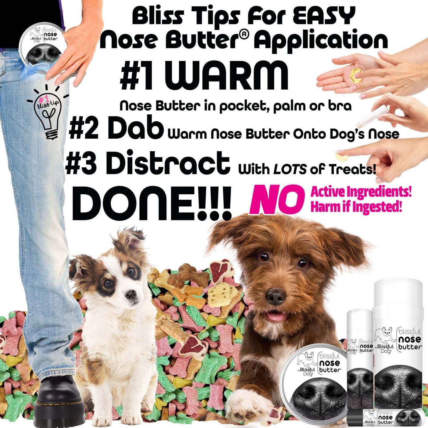 1 Dog Nose Butter For All Dogs NOSE BUTTER® The Blissful Dog