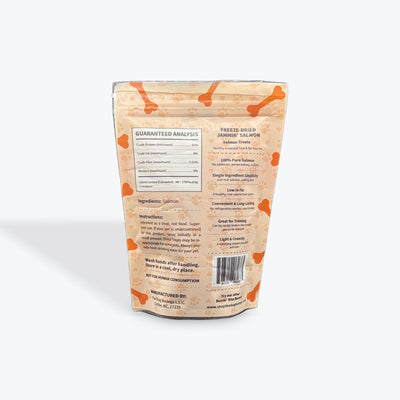 Single Ingredient, High Value Freeze-Dried Training Treats for Dogs & Cats - Salmon The Dog Bodega