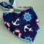 Nautical Dog Bandana New Arrivals Dog Bandana Happy Tails Outfitters