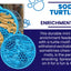 Turtle eMat-Mini Lick Mat with Suction Cups - Small Dogs & Cats | USA EMAT SodaPup/True Dogs, LLC
