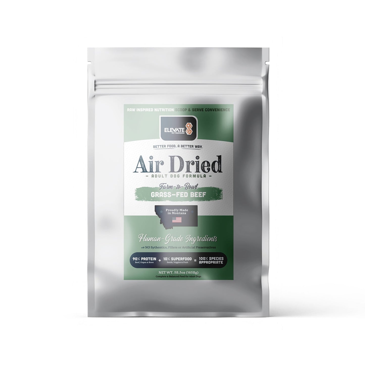 Complete & Balanced Air-Dried Beef Dog Food Dog Food Elevate Pet Provisions