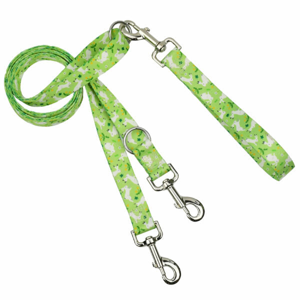 Lucky Dog Double Connection Leash – EarthStyle Euro Leash (longer version) 2 Hounds Design