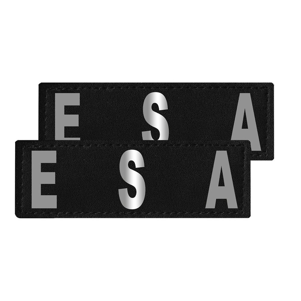 Removable Reflective Patches (Set of 2) ESA Dog Patches Dogline