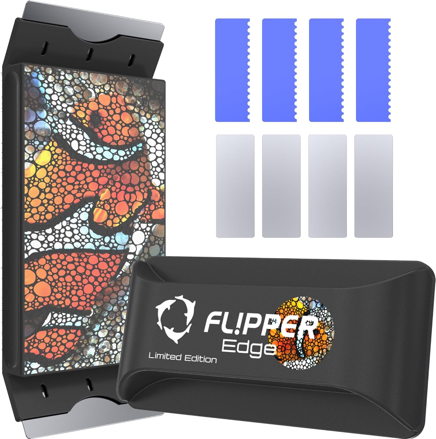Flipper Edge Limited Edition Clownfish 2 in 1 Floating Magnetic Aquarium Algae Cleaner (STANDARD) Aquarium Cleaning Supplies Flipper Aquarium Products