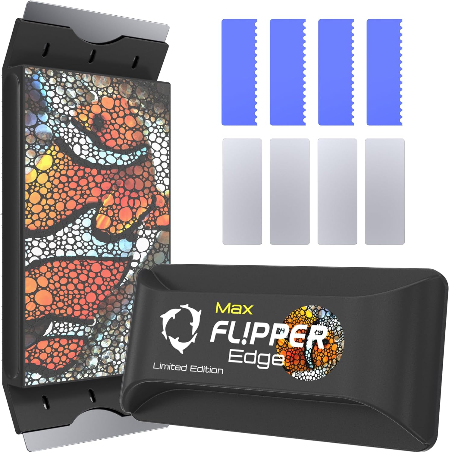 Flipper Edge Limited Edition Clownfish 2 in 1 Floating Magnetic Aquarium Algae Cleaner (MAX) Aquarium Cleaning Supplies Flipper Aquarium Products