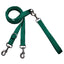 Euro Dog Leash Double Connection (Multiple Color Options) Kelly Green 2 Hounds Design