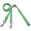 Euro Dog Leash Double Connection (Multiple Color Options) Neon Green 2 Hounds Design