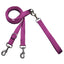 Euro Dog Leash Double Connection (Multiple Color Options) Raspberry 2 Hounds Design