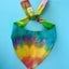 Custom Tie Dye Dog Bandana Dog Bandana Happy Tails Outfitters
