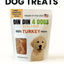 100% Turkey Dog Treats, 5 Ounce Bag, Single Ingredient, High Protein Treat Din Din 4 Dogs
