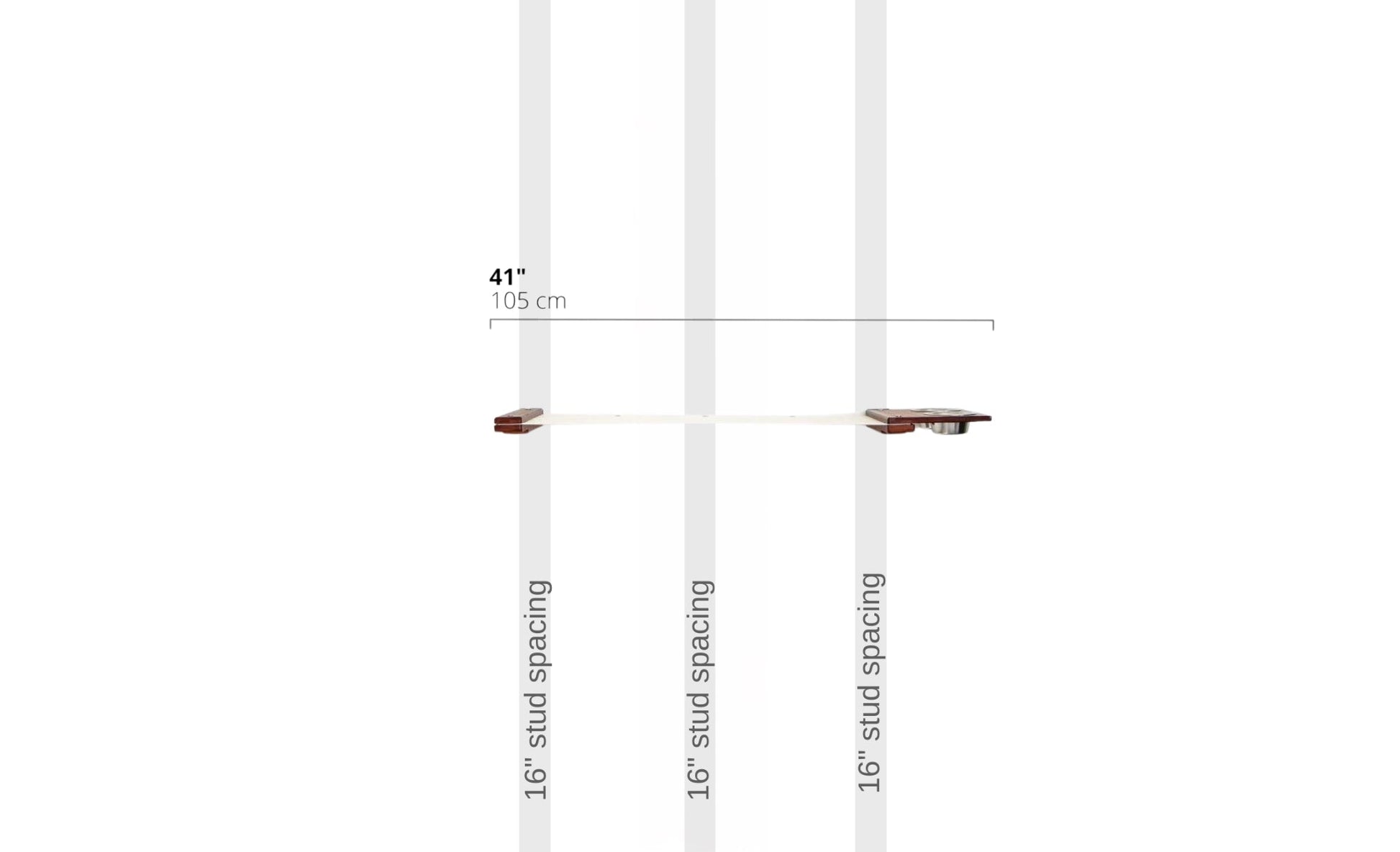 Dog Proof Cat Feeder - Wall-Mounted - Raised Cat Hammock Catastrophic Creations