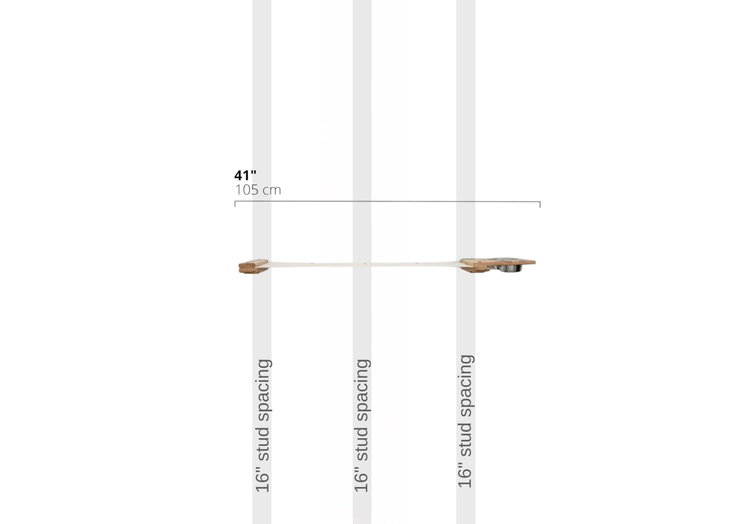 Dog Proof Cat Feeder - Wall-Mounted - Raised Cat Hammock Catastrophic Creations