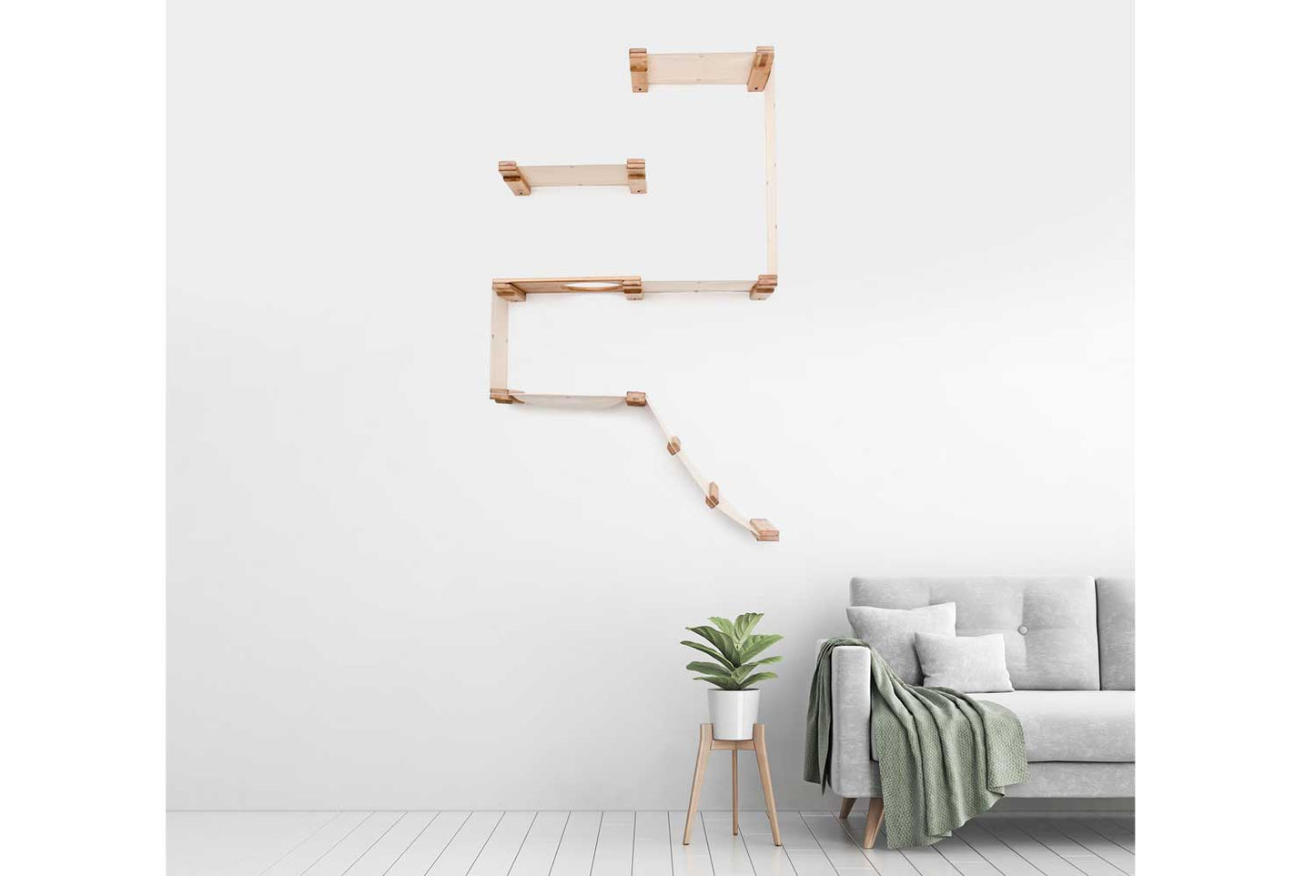 The Deluxe Cat Fort - Modern Cat Condo Cat Condo Catastrophic Creations