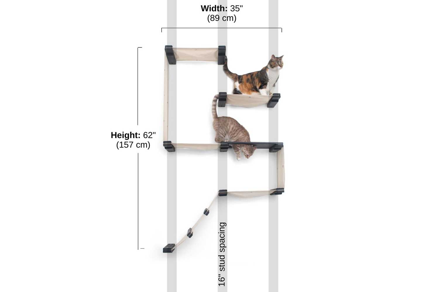 The Deluxe Cat Fort - Modern Cat Condo Cat Condo Catastrophic Creations