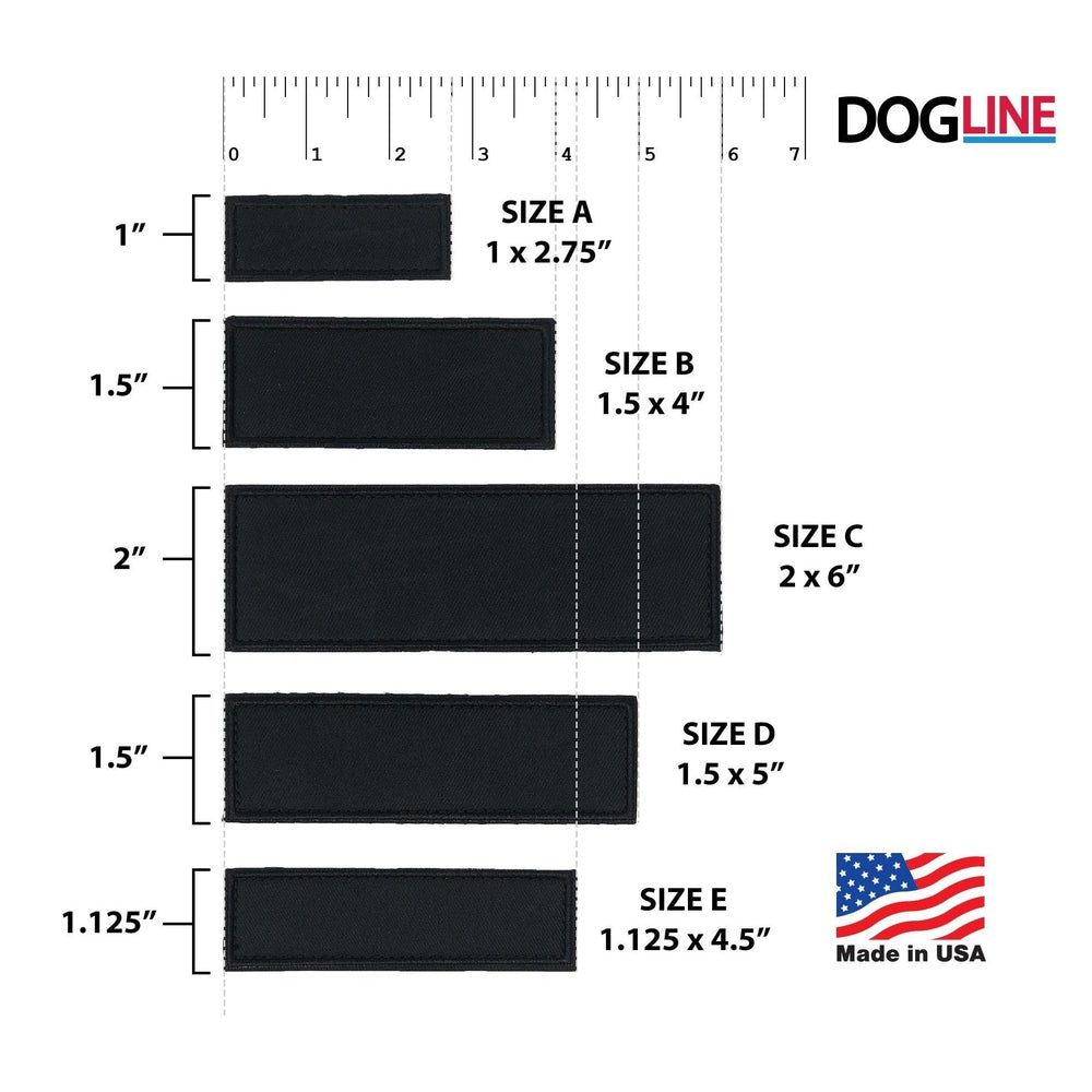 Personalized Removable Patches (Set of 2) Dog Harnesses Dogline