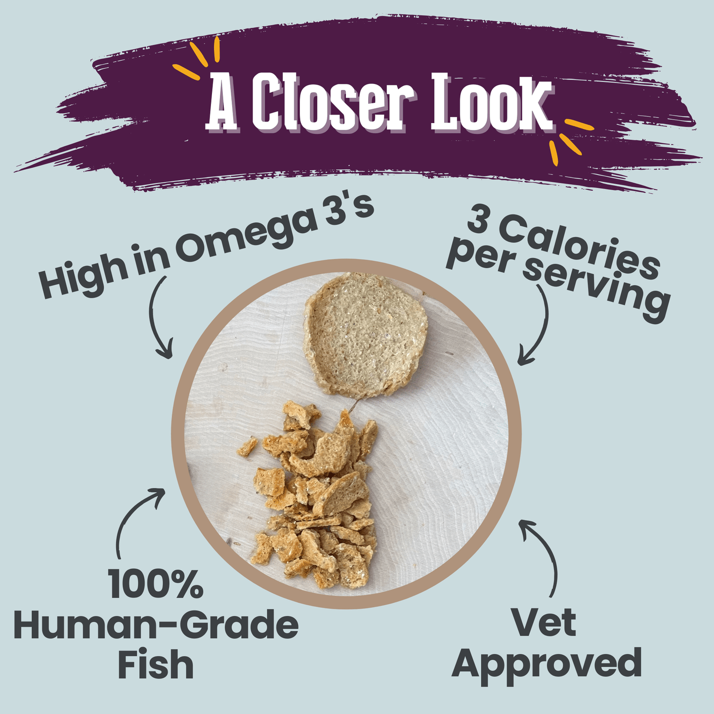 Fish Crumbles for Cats | All-Natural Fish Cat Treats Crumble Farm To Pet