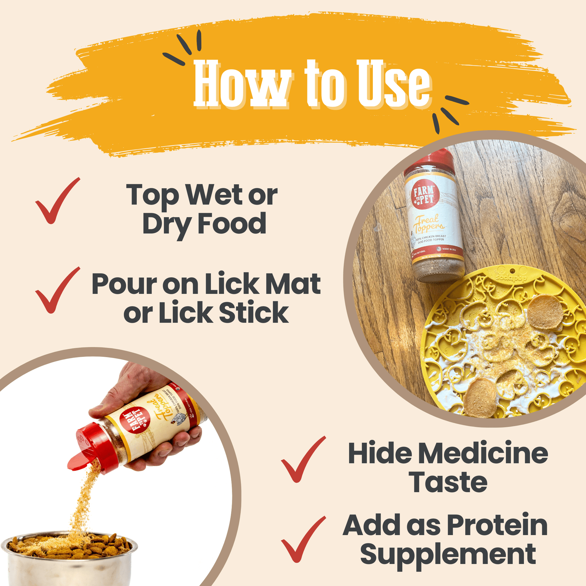 Chicken & Turkey Dog Food Topper Bundle Bundle Farm To Pet