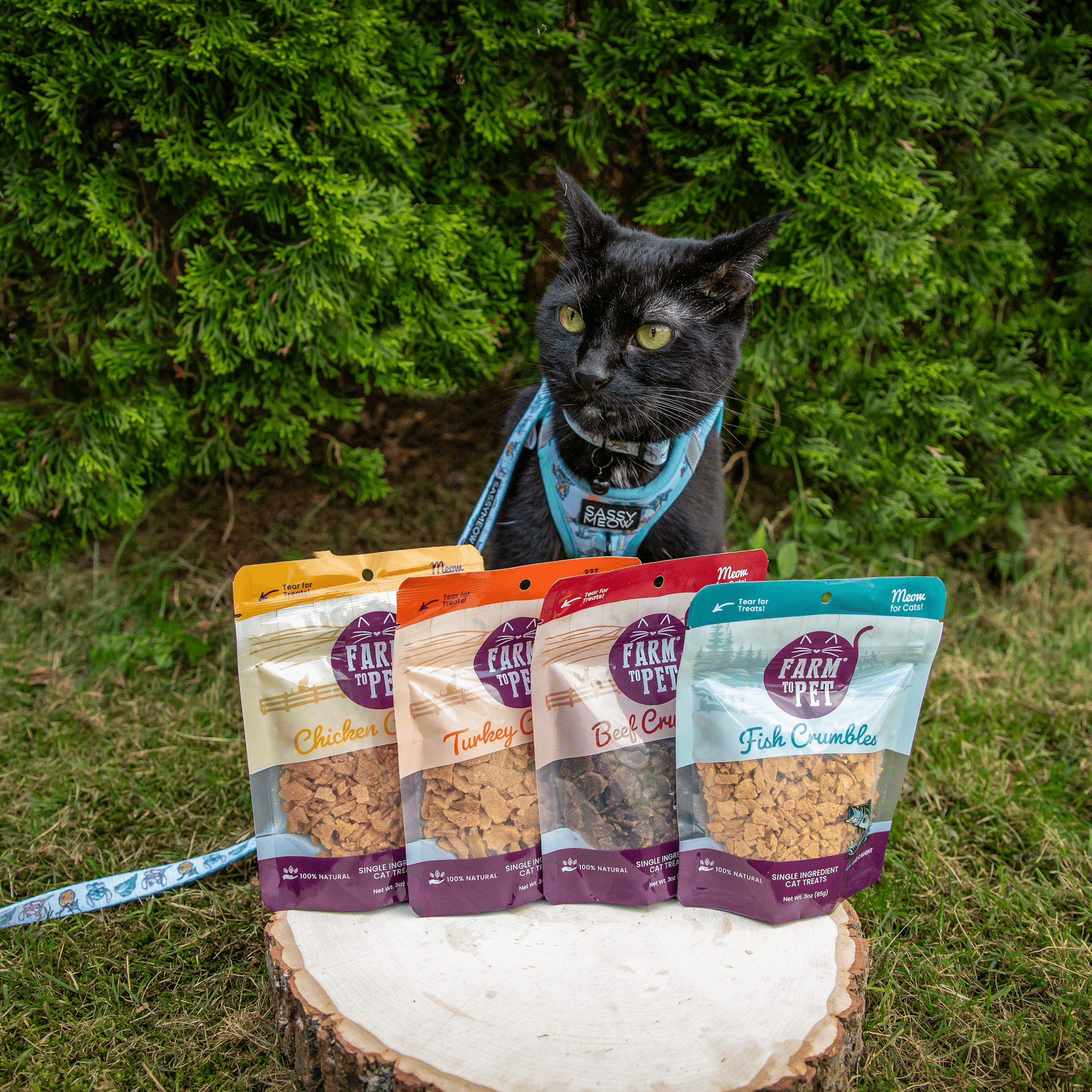 Fish Crumbles for Cats | All-Natural Fish Cat Treats Crumble Farm To Pet