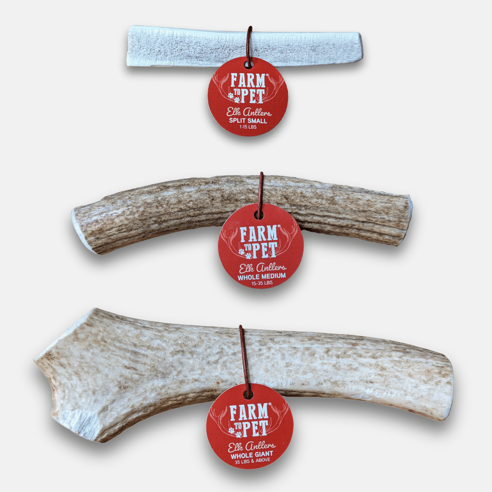 Elk Antler Dog Chews | All-Natural Whole and Split Elk Antler Chews for Dogs Antler Dog Chew Farm To Pet