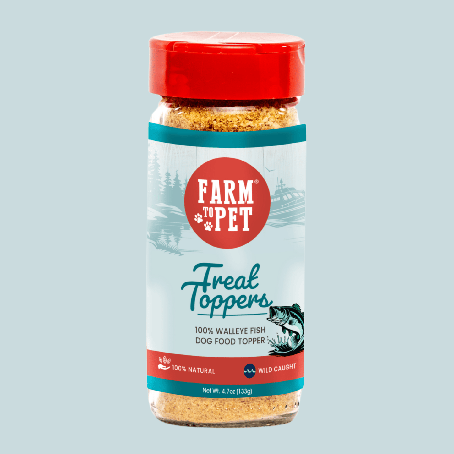 Treat Topper Fish Dog Food Topper | Low-Fat Meal Topper for Pets Topper Farm To Pet