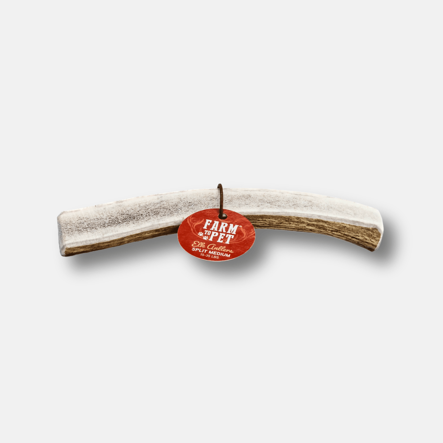 Elk Antler Dog Chews | All-Natural Whole and Split Elk Antler Chews for Dogs Split Medium (15-35 LBS) Antler Dog Chew Farm To Pet