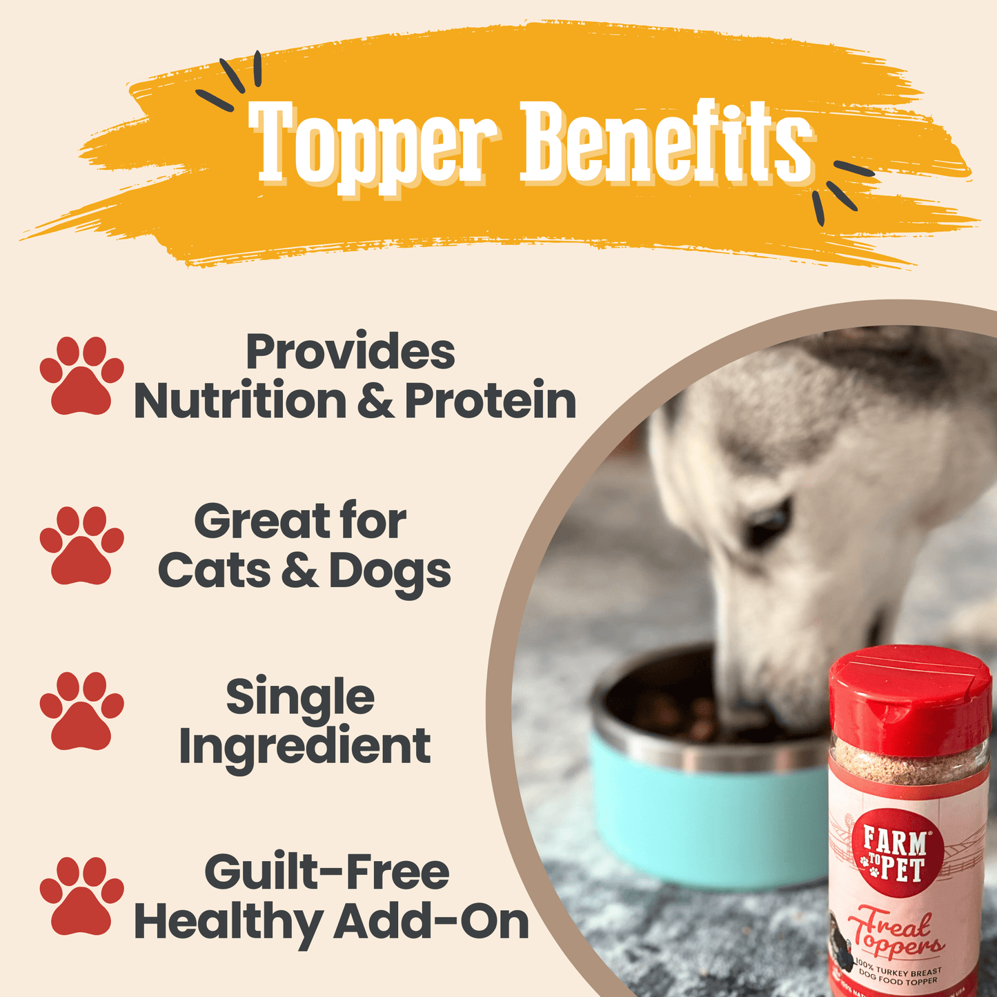 Chicken & Turkey Dog Food Topper Bundle Bundle Farm To Pet
