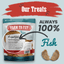 Fish Chips for Dogs | Wild-Caught Fish Dog Treats Chip Farm To Pet