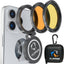 Flipper Flip-Kick Phone Filter Aquarium Reef Lens with Orange and Yellow Lenses Aquarium Viewer Flipper Aquarium Products