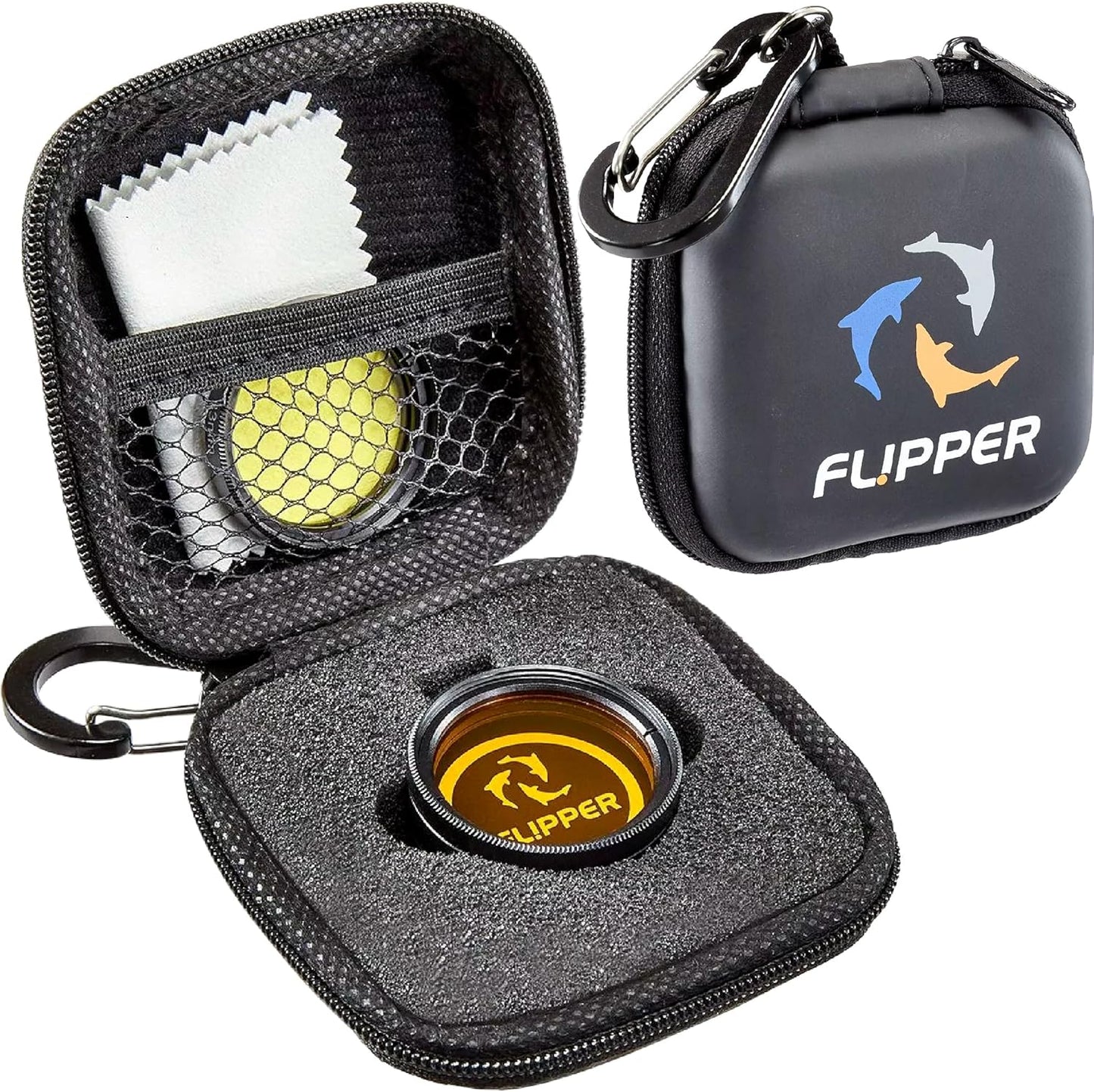 Flipper Flip-Kick Phone Filter Aquarium Reef Lens with Orange and Yellow Lenses Aquarium Viewer Flipper Aquarium Products