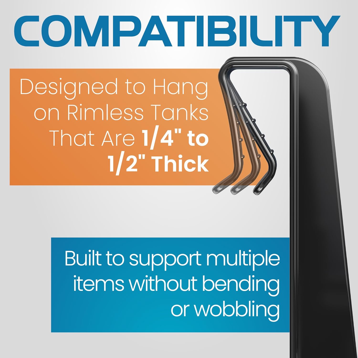 Flipper Tank Buddy Workspace and Utility Tray for Rimless Aquariums Flipper Aquarium Products