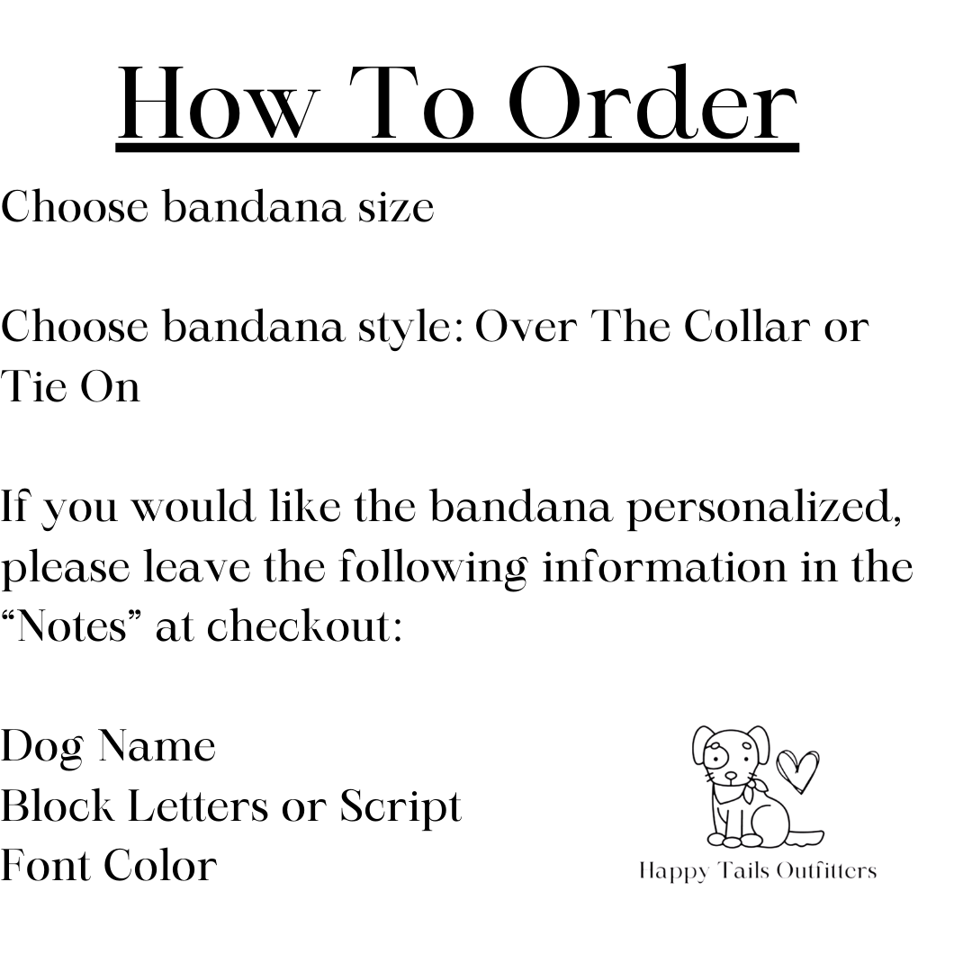 Skiing Dog Bandana Dog Bandana Happy Tails Outfitters