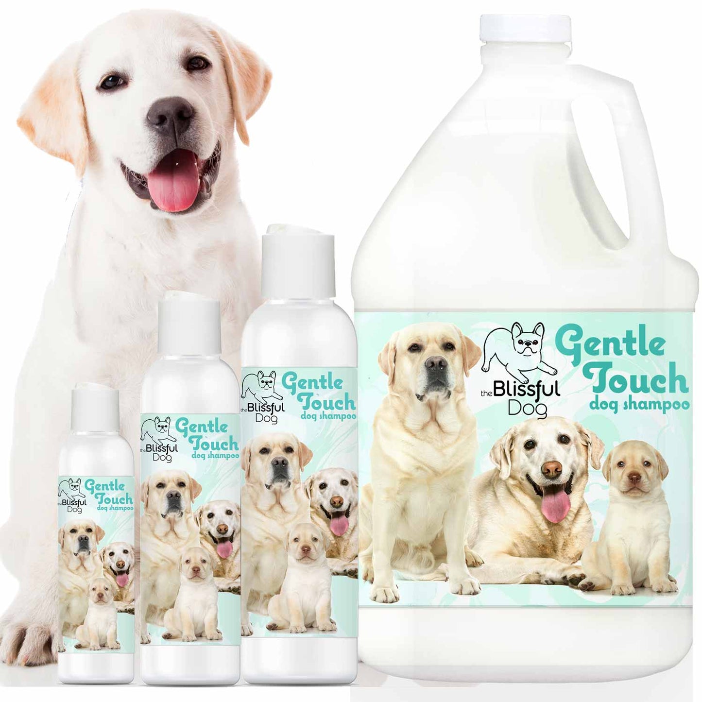 Gentle Touch Dog Shampoo & Soap 4 OZ BOTTLE SHAMPOO The Blissful Dog