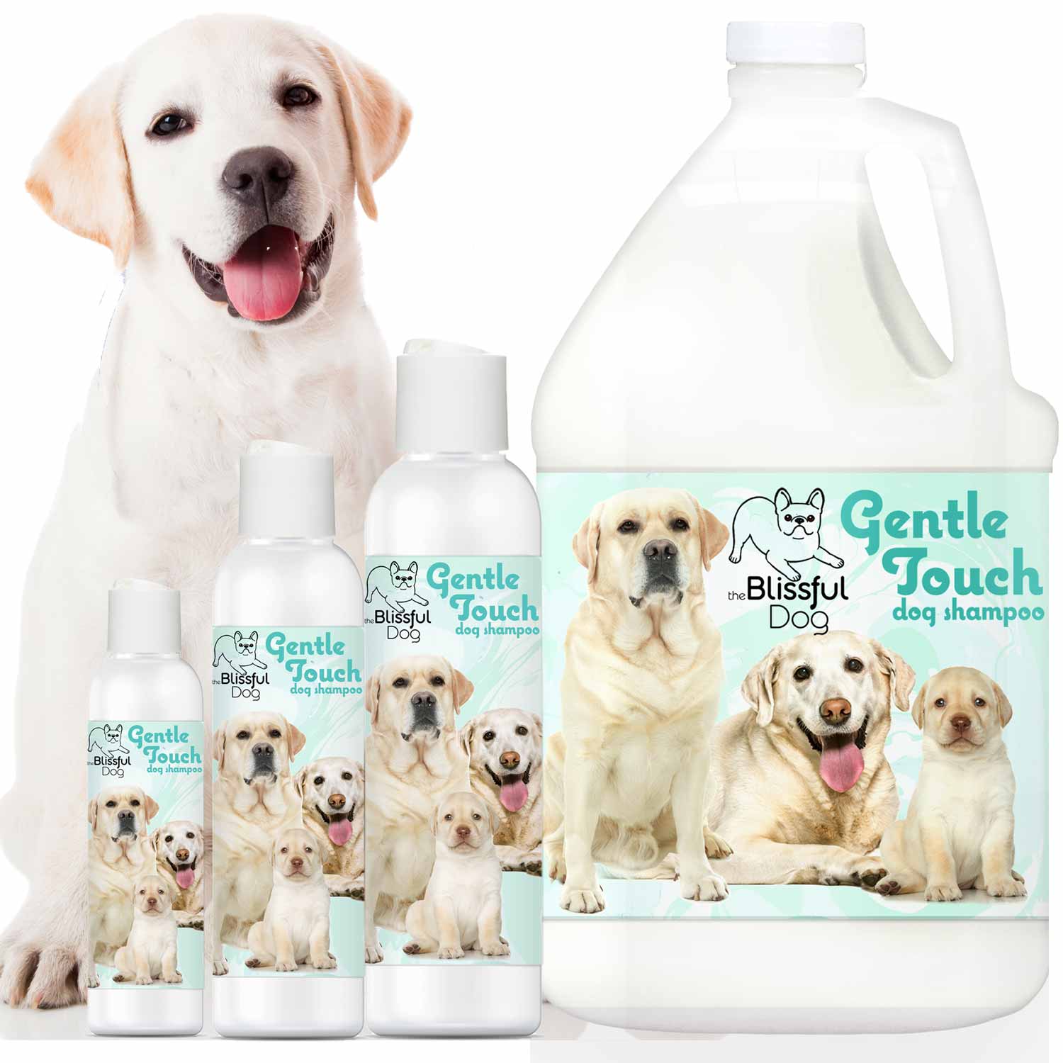 Gentle Touch Dog Shampoo & Soap 4 OZ BOTTLE SHAMPOO The Blissful Dog