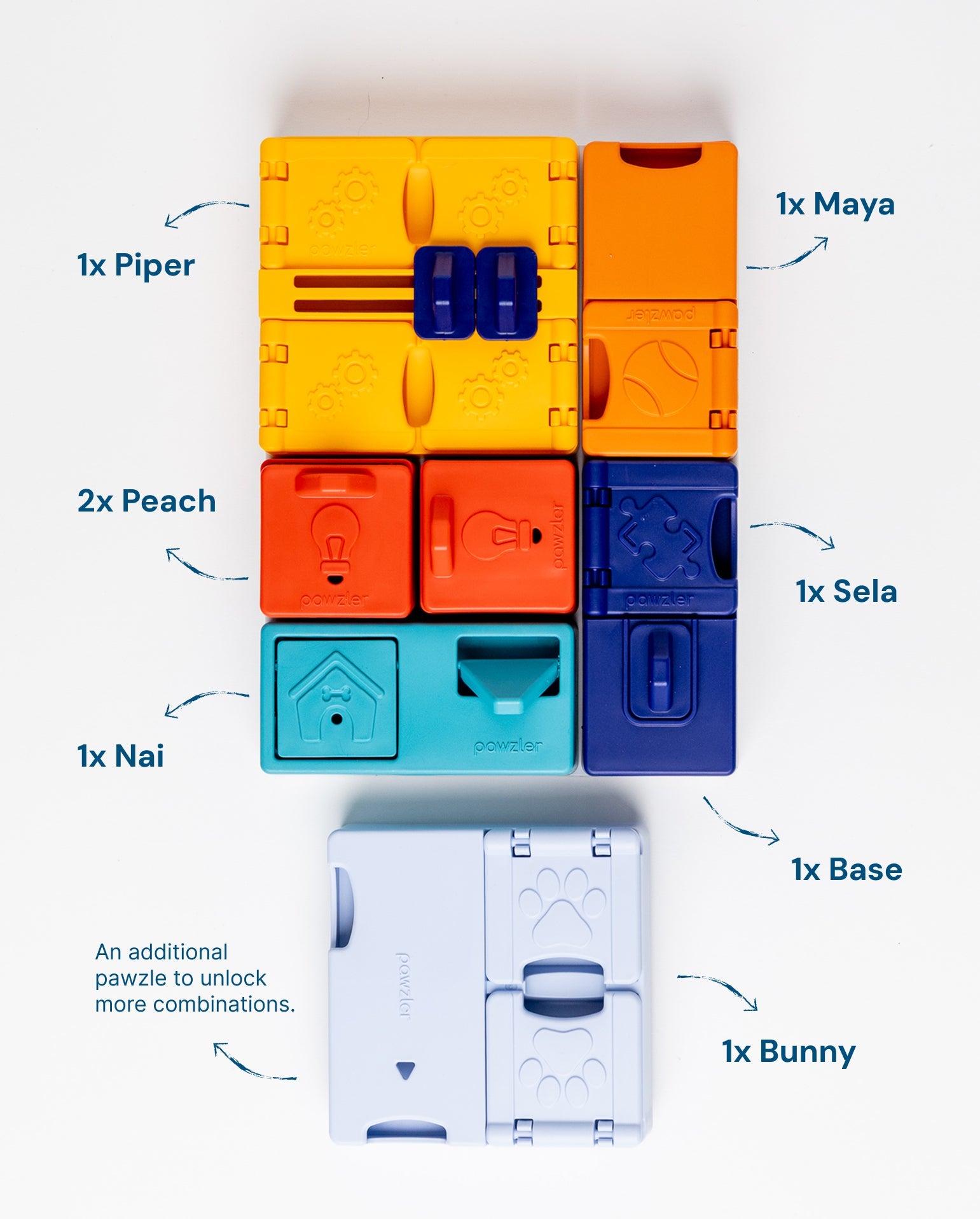 Pawzler Set - Genius Enrichment Product SwiftPaws