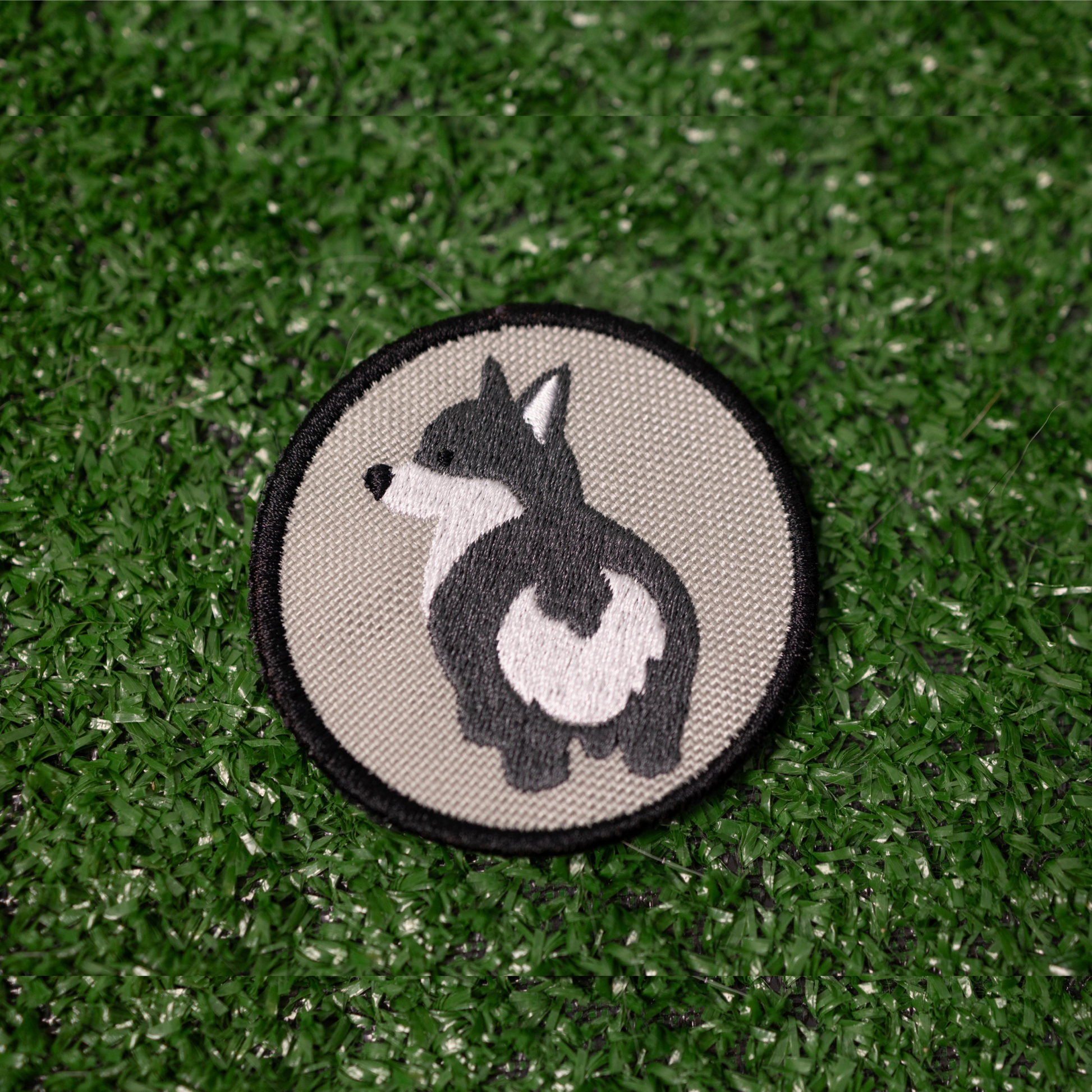 Gray Corgi Bum Patch K9 Sport Sack