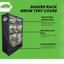 48x18x72 Baker's Rack Grow Tent Cover – Clear Front Door, Adjustable Ventilation & Fully Enclosed Bottom Thrive Ecosystems