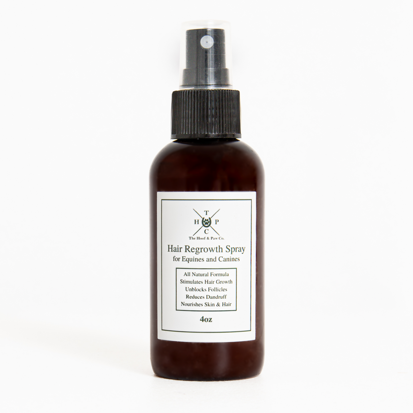 Hair Regrowth Spray for Dogs & Horses 4oz The Hoof & Paw Co.