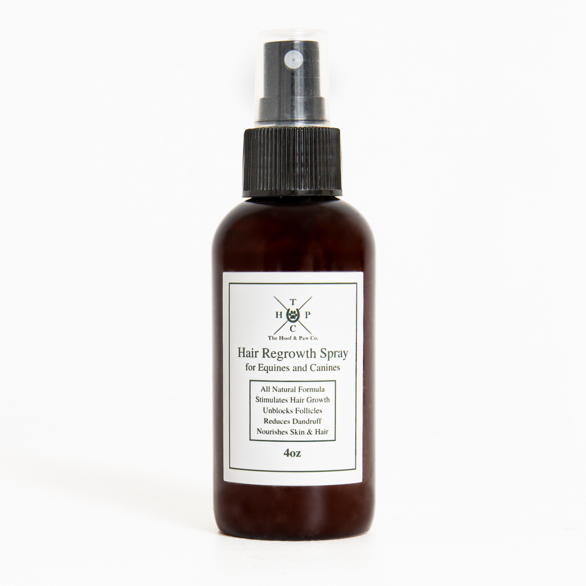 Hair Regrowth Spray for Dogs & Horses 4oz The Hoof & Paw Co.