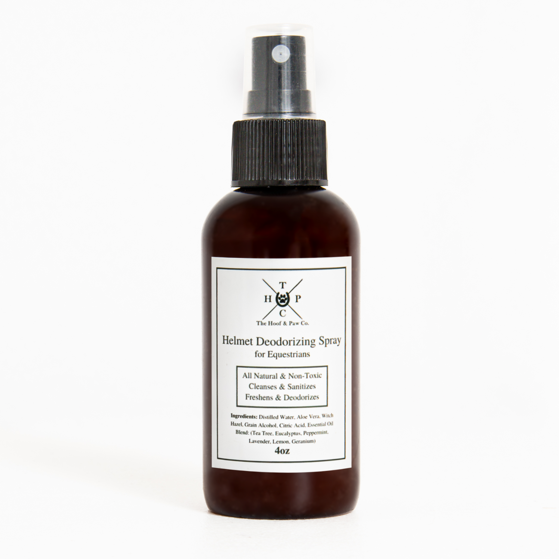 Helmet Deodorizing Spray for Humans - 4oz The Hoof & Paw Co.