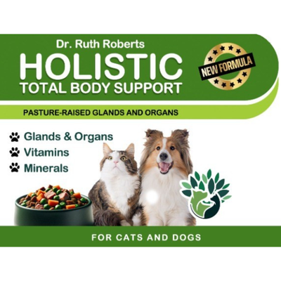 Holistic Total Body Support – Multivitamin & Glandular Support for Dogs and Cats Vitamins & Supplements Dr. Ruth Roberts