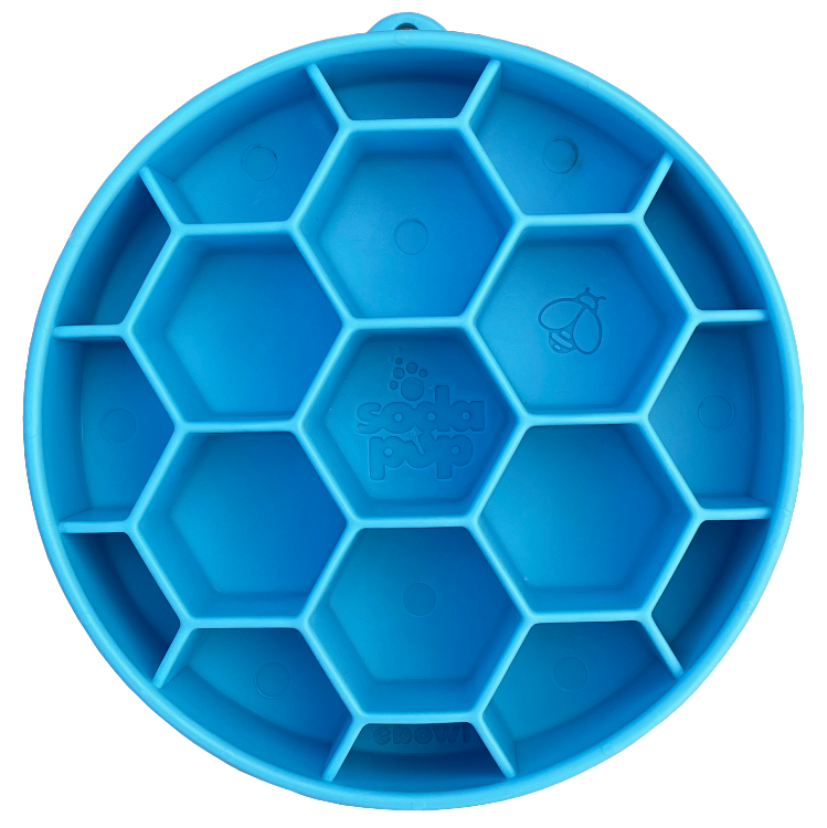 Honeycomb design eBowl ENRICHMENT SLOW FEEDER bowl for dogs