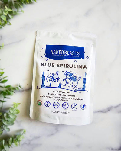 Blue Spirulina Powder (Organic) Naked Beasts