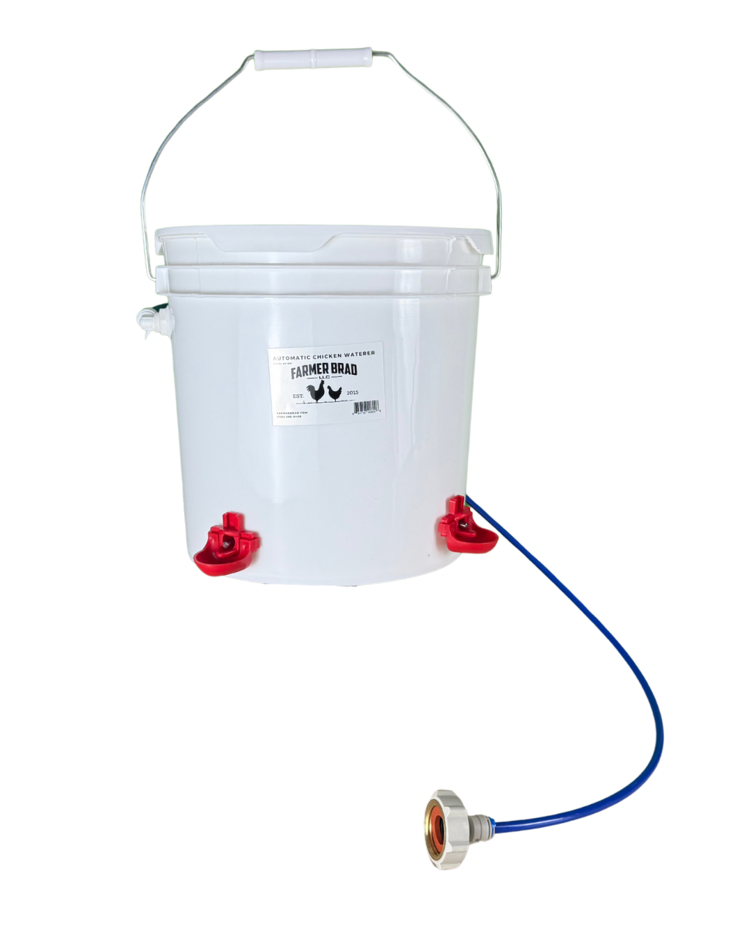 Automatic Chicken Waterer (2 Gallon) Chicken Waterer Farmer Brad